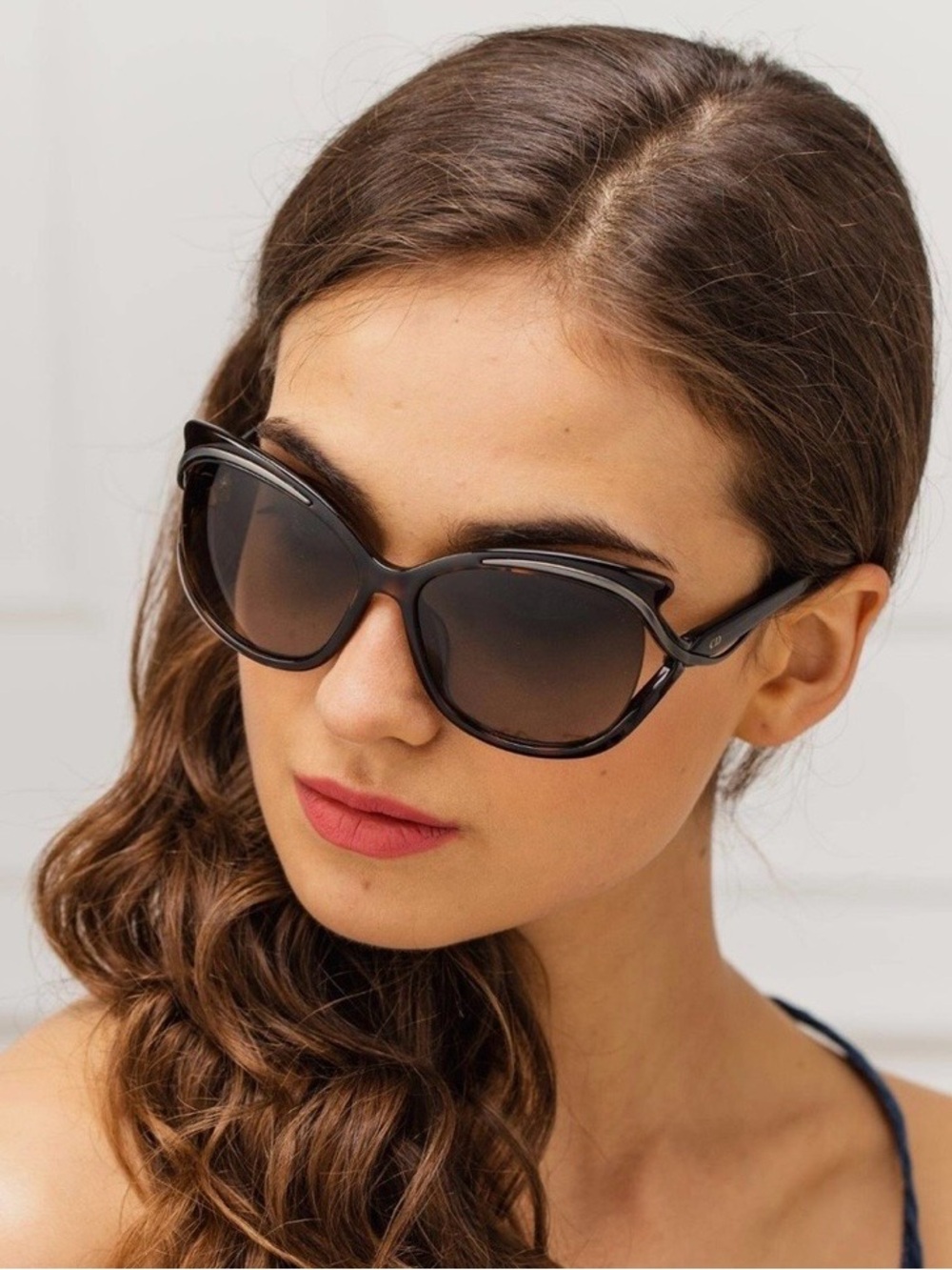 Dior Black Audacieuse 2 Cat Eye Sunglasses